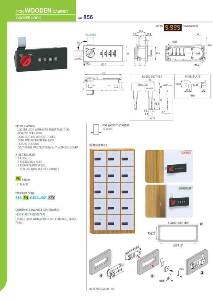 No.856 wooden - Cyber Lock